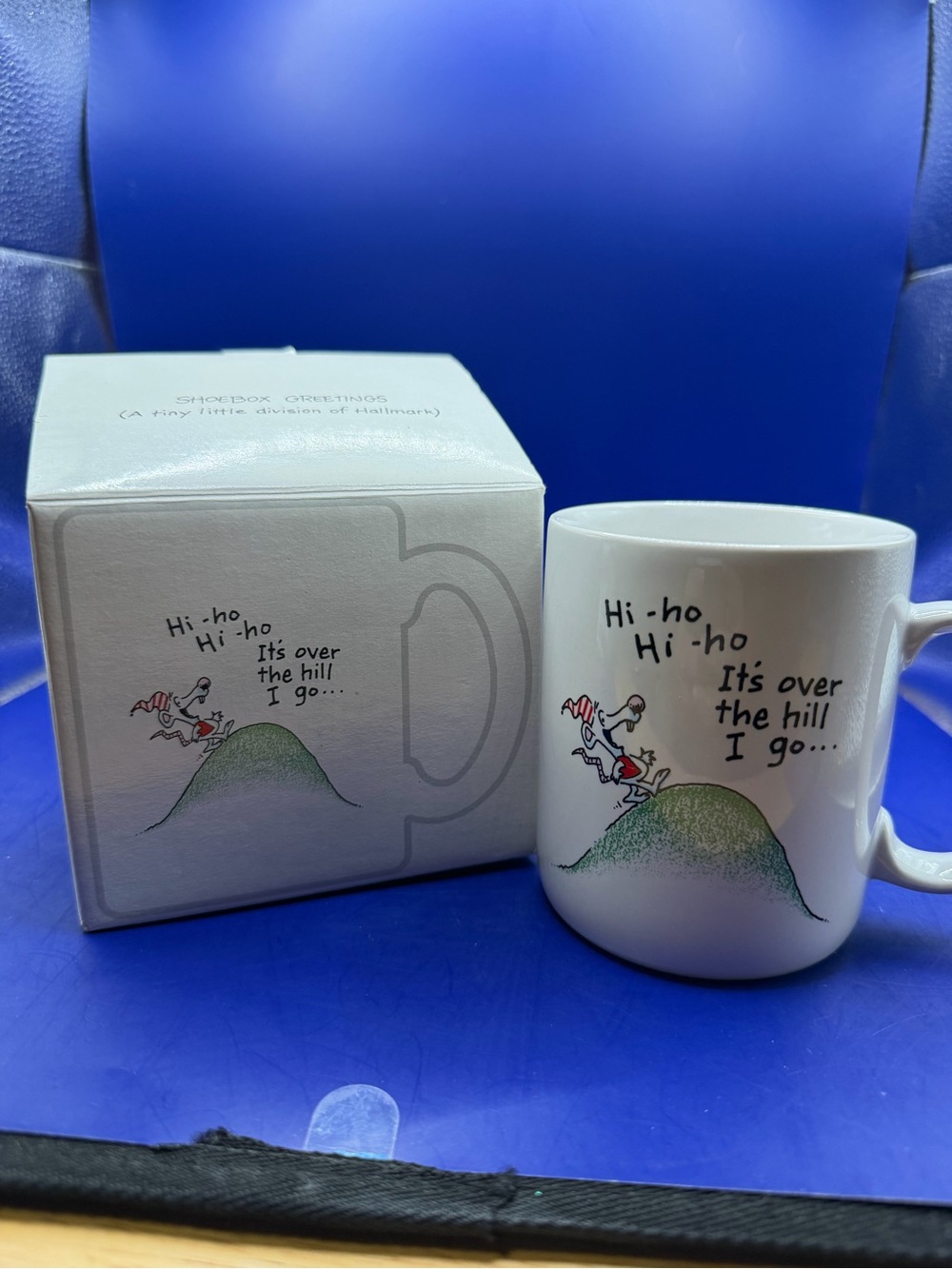 Hi-ho It's Over The Hill Ceramic Mug